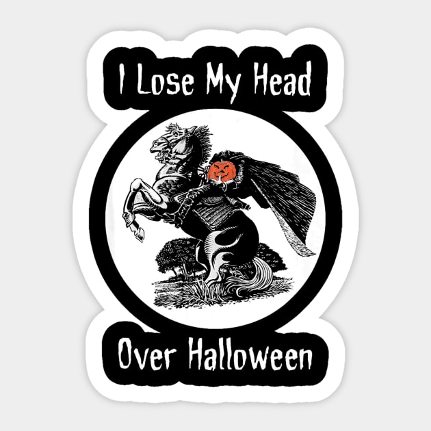 Halloween Headless Horseman Sticker by Antoniusvermeu